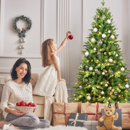 8ft Pre-Lit Christmas Tree