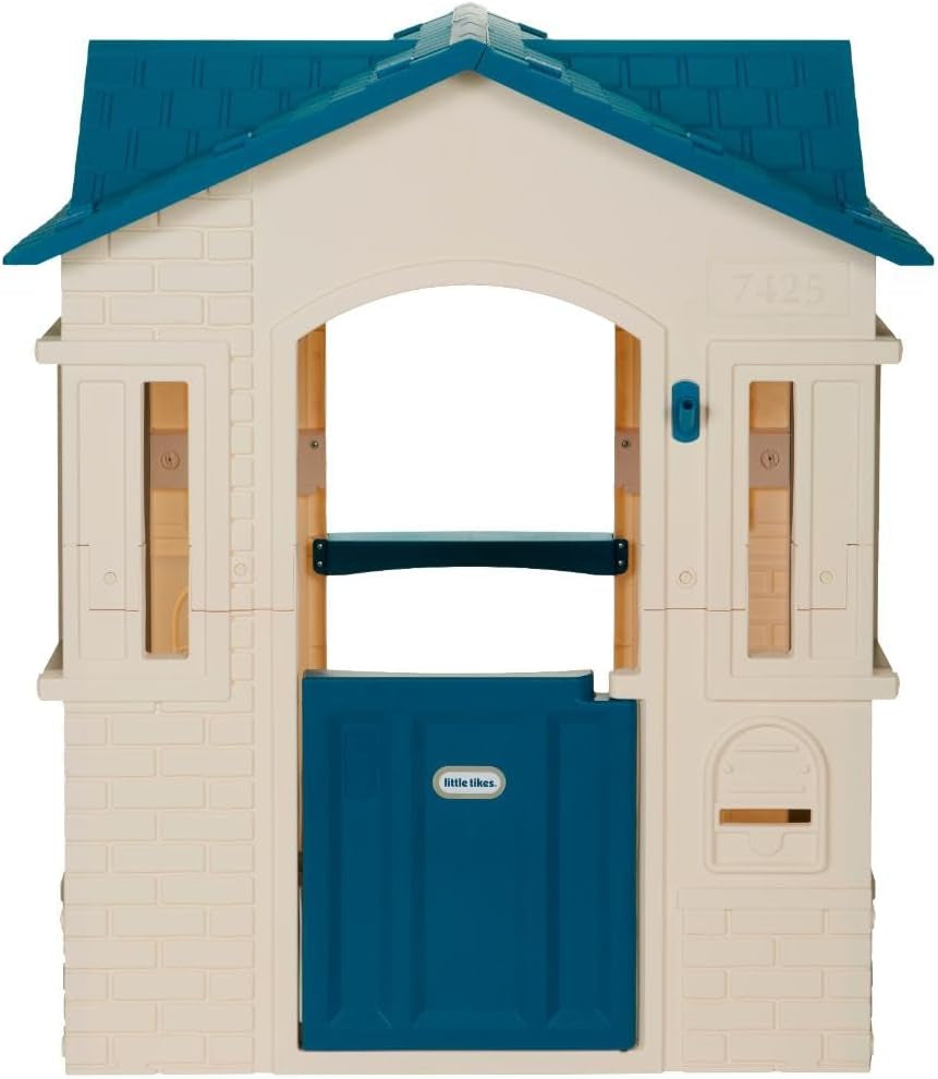 Blue Cape Cottage Playhouse Large Outdoor Kids Playhouse